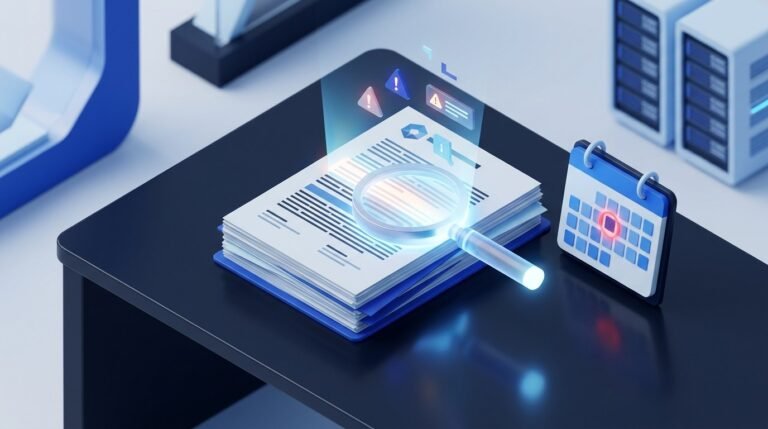 Revisión automática de contratos con inteligencia artificial: cláusulas de riesgo y fechas de vencimiento detectadas